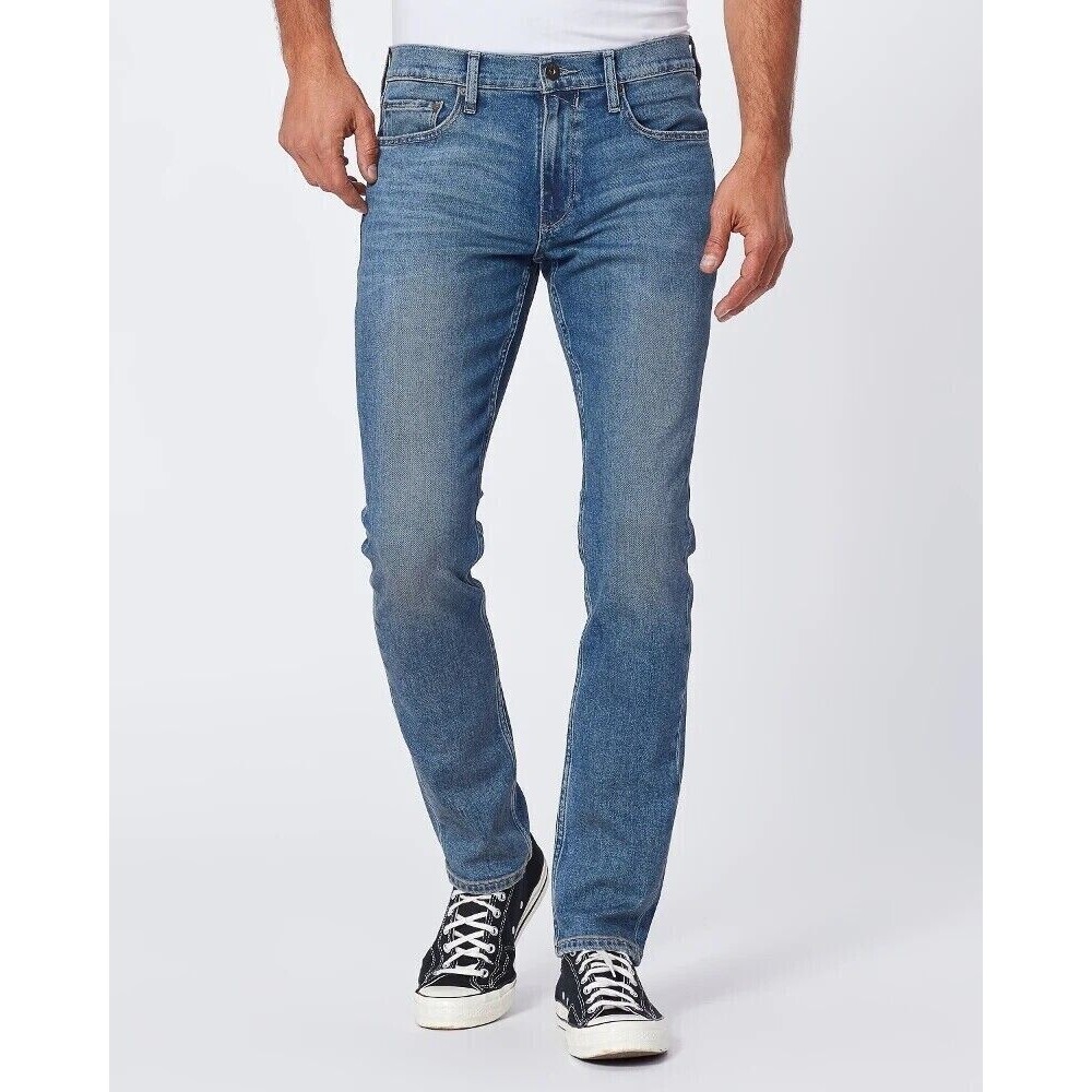 Paige Lennox Men's Slim Fit Jeans in Norland Blue-Size 36